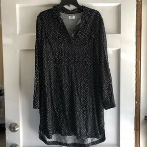 Polka dot tunic dress